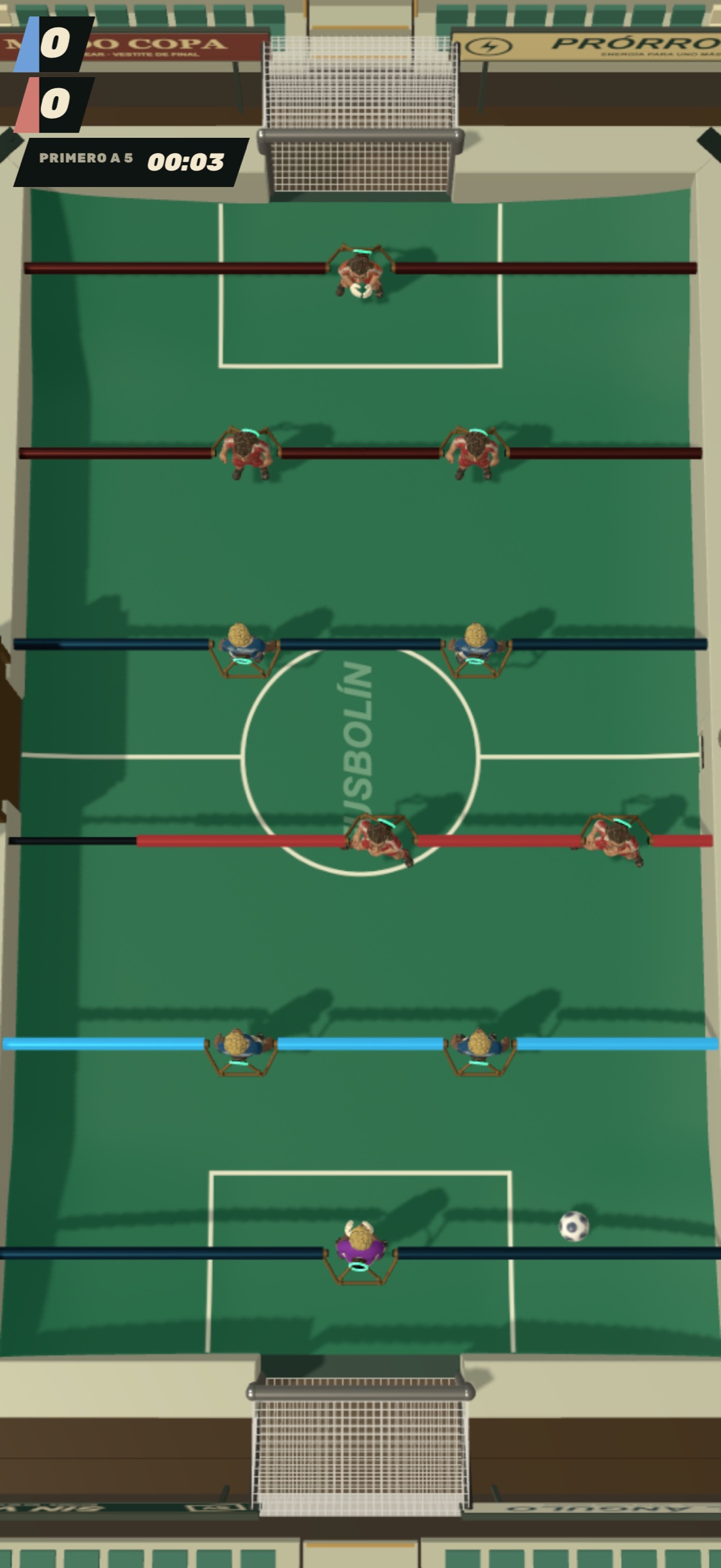 Partido El Rubio vs Gary visto desde arriba